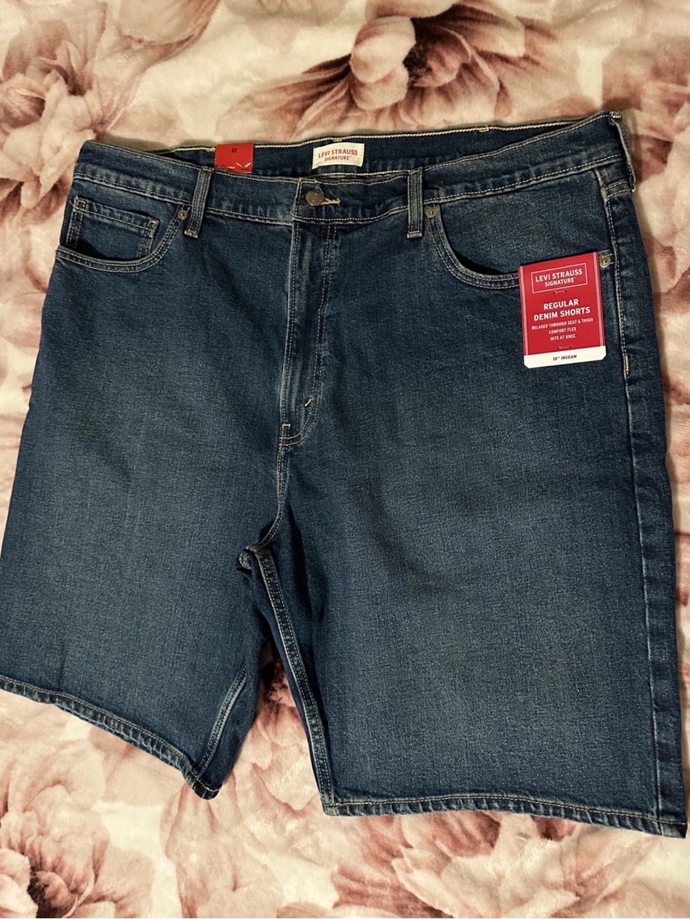 Levi Strauss Regular Denim Shorts - Blue
